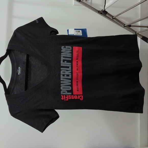 *BNWT Reebok CrossFit Powerlifting T-shirt - Picture 1 of 2